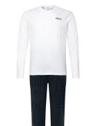 Cotton Jersey & Plaid Flannel Sleep Set Pyjama White Polo Ralph Lauren
