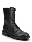 Freya Shoes Boots Ankle Boots Laced Boots Black VAGABOND