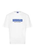 Newromi Tops T-shirts Short-sleeved White HUGO BLUE
