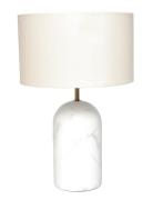 Flair Table Lamp White Marble Home Lighting Lamps Table Lamps White EN...