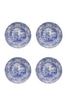 Blue Italian Lunch Plate 4-Pack Home Tableware Plates Dinner Plates Bl...