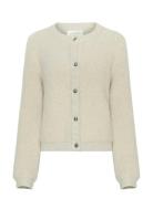 Mschnerida Knit Jacket Tops Knitwear Cardigans Cream MSCH Copenhagen