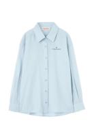 Wolf Kid Shirt Blue Tops Shirts Long-sleeved Shirts Blue THE ANIMALS O...