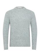 Slhchicago Ls Knit Relaxed Crew Neck Tops Knitwear Round Necks Blue Se...