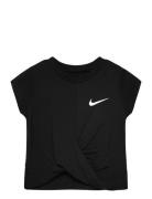 Nt-Dri-Fit S/S Top Sport T-shirts Short-sleeved Black Nike