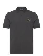The Fred Perry Shirt Tops Polos Short-sleeved Grey Fred Perry