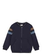 Cardigen Ls Tops Knitwear Cardigans Navy Minymo
