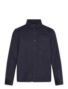Regular-Fit Corduroy Shirt Tops Shirts Long-sleeved Shirts Navy Mango