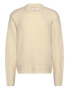 Jormeadows Knit Boucle Crew Neck Tops Knitwear Round Necks White Jack ...