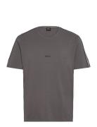 Unique T-Shirt Tops T-shirts Short-sleeved Grey BOSS