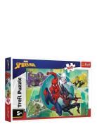Pappussel Trefl 100 Bitar Spiderman Mask Toys Puzzles And Games Puzzle...