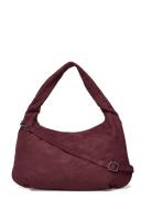 Peony Hobo Bag Bags Small Shoulder Bags-crossbody Bags Burgundy Noella