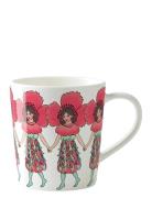 Poppy Mug With Handle Home Tableware Cups & Mugs Coffee Cups White Des...