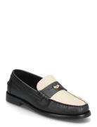 Hilfiger Penny Crust Lth Loafer Loaferit Matalat Kengät Black Tommy Hi...