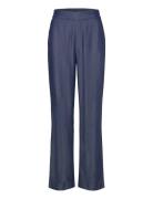 Nina-M Bottoms Trousers Flared Navy MbyM