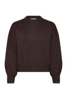 Over Knit Sweater Tops Knitwear Jumpers Brown Mango