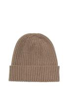 Cashrino Beanie Accessories Headwear Beanies Beige Becksöndergaard
