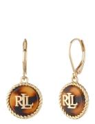 Lrl Logo Tort Drop Earring Korvakoru Korut Gold Lauren Ralph Lauren