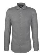 Spread Kent 98 Tops Shirts Business Brown Seidensticker