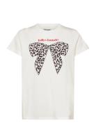 Romall Tee Ss Tops T-shirts & Tops Short-sleeved White Lollys Laundry