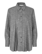 Mainesia Tops Shirts Long-sleeved Grey Masai