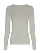 Mschbetrina O Ls Top Tops T-shirts & Tops Long-sleeved Beige MSCH Cope...
