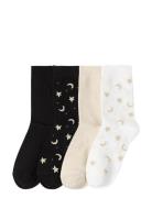 4-Pack Strumpor Lingerie Socks Regular Socks Multi/patterned Lindex