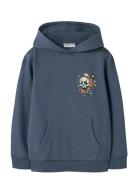 Nkmbastian Ls Swe Wh Bru Box Ps Noos Tops Sweat-shirts & Hoodies Sweat...