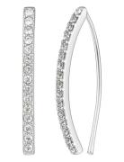 Pe Thin Pave Threader - Slv/Cry Korvakoru Korut Silver Lauren Ralph La...