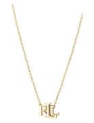 Nk 16 Carded Lrl Logo Pendant - Gld Kaulakoru Riipukset Gold Lauren Ra...