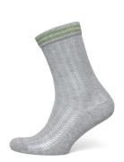 Zilla Sporty Cotta Sock Lingerie Socks Regular Socks Grey Becksönderga...